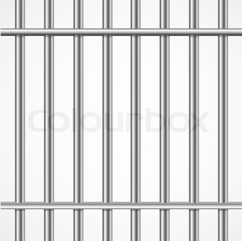 800x798 Realistic Detailed 3d Prison Cage Metal Concept Card Background