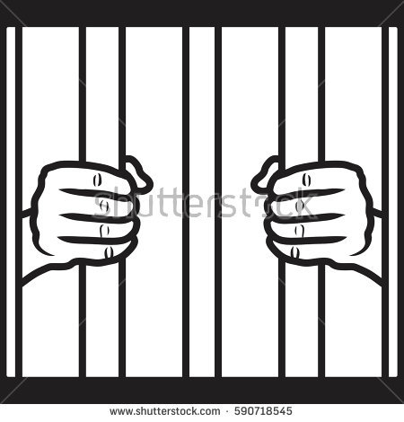 450x470 Collection Of Hands Holding Prison Bars Clipart High Quality