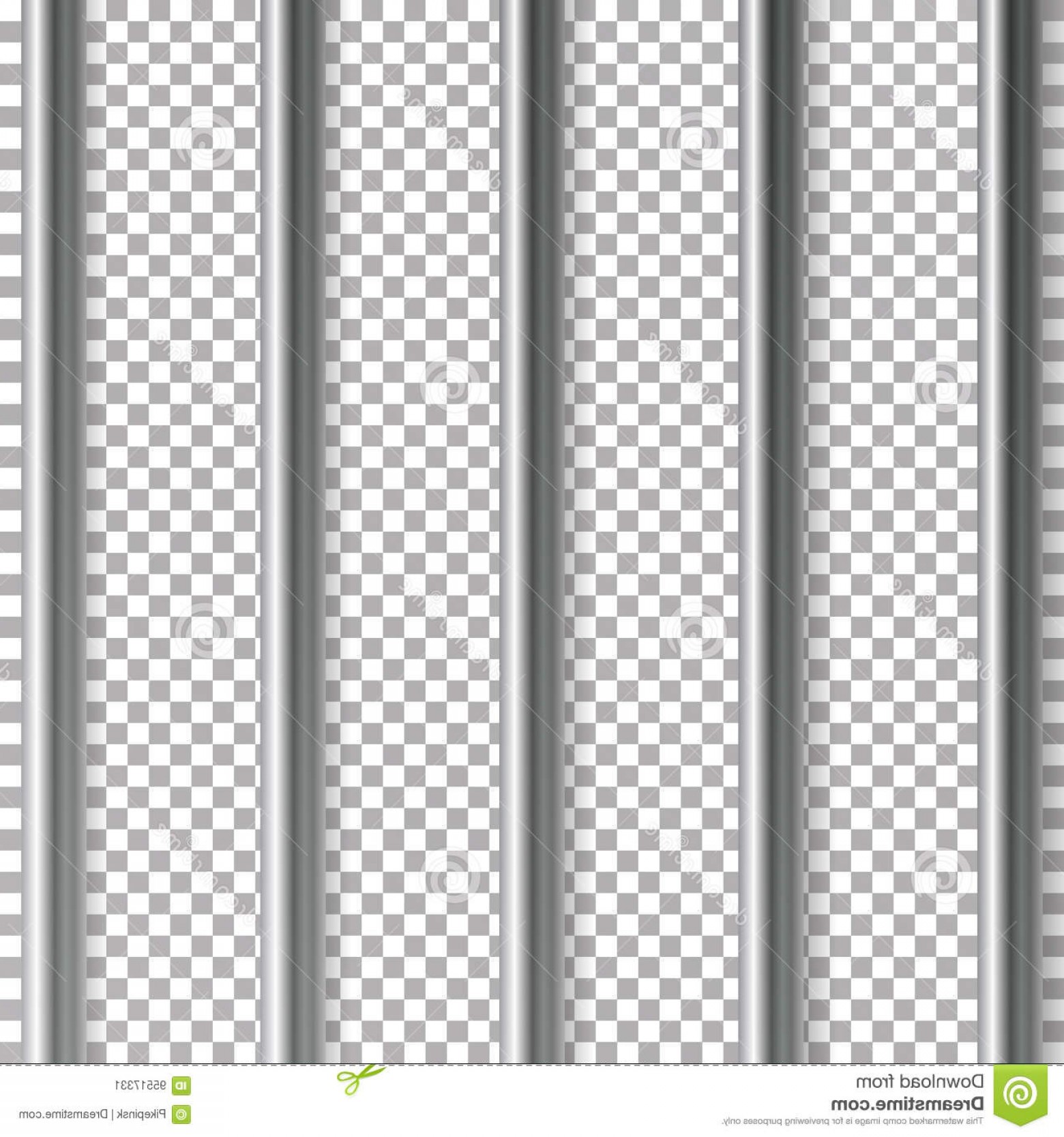 1560x1668 Stock Illustration Jail Bars Vector Illustration Isolated
