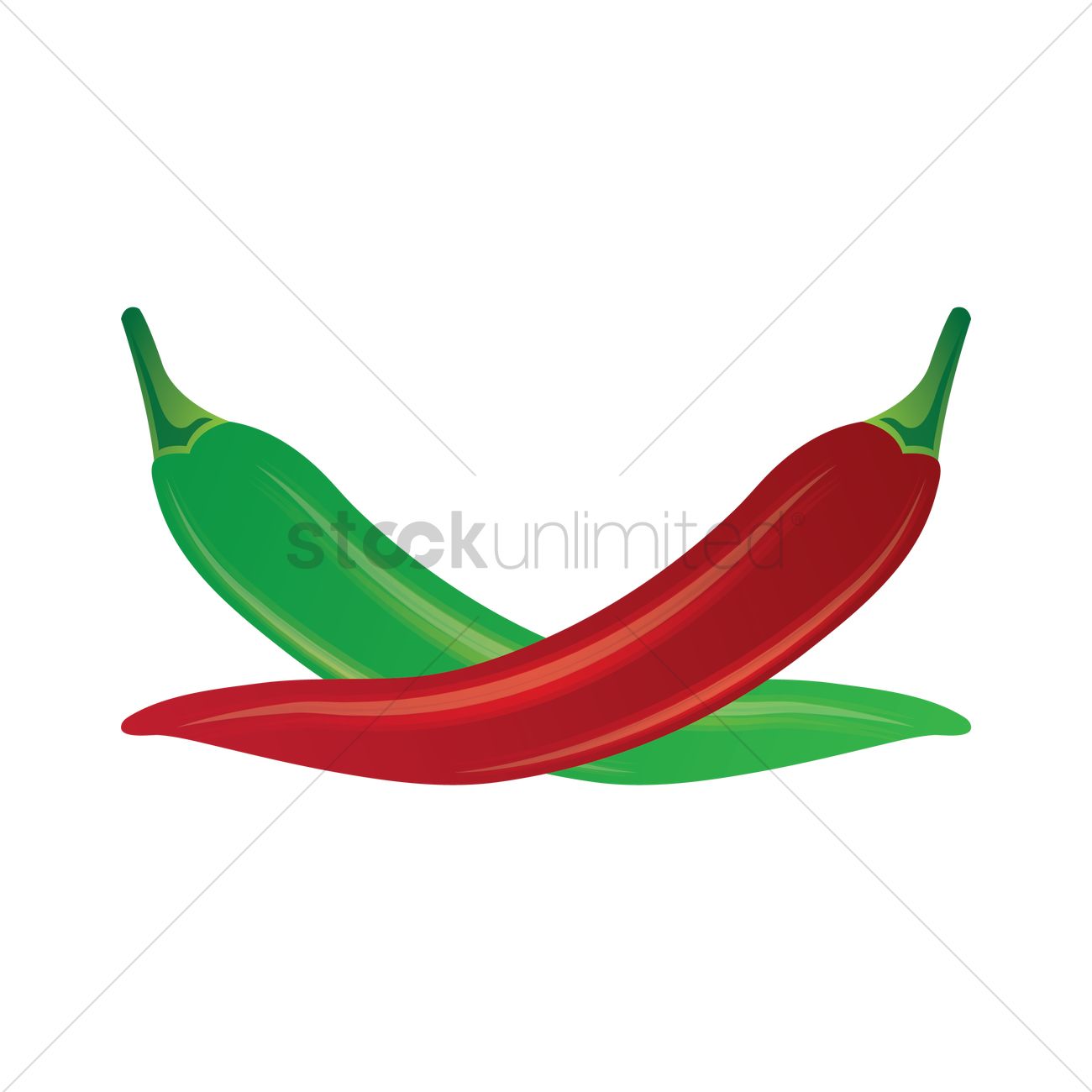 1300x1300 Jalapeno Vector Image