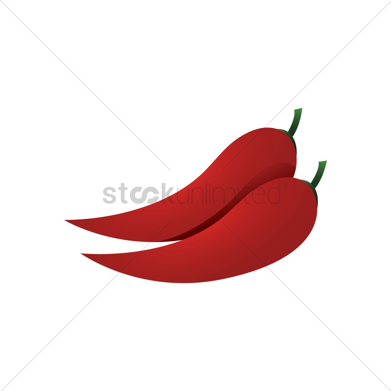 1300x1300 Jalapeno Vector Image