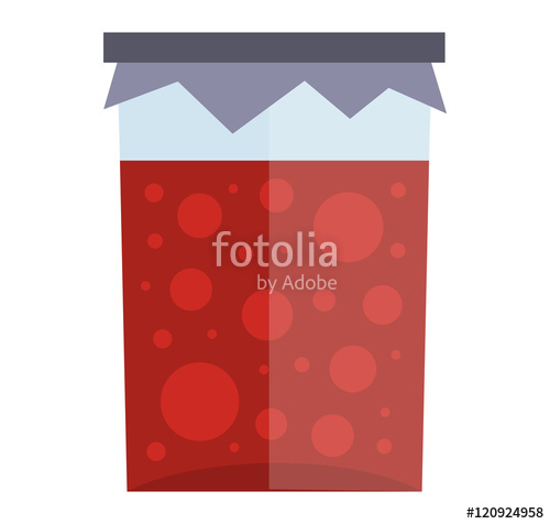 500x476 Jam Jar Vector Illustration. Stock Image And Royalty Free Vector