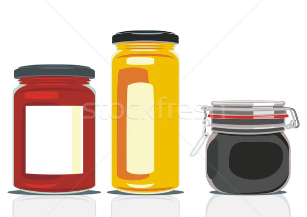 600x424 Classic Shape Jam Jars Vector Illustration Daniel Ivascu
