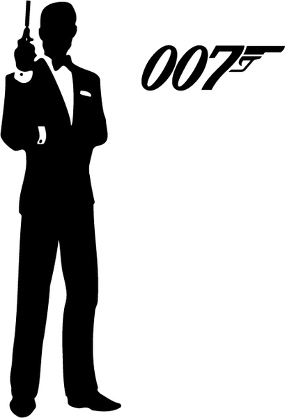 409x600 James Bond 007 Free Vector In Encapsulated Postscript Eps ( .eps