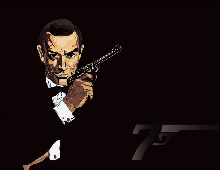 900x695 James Bond Vector By Jaseighty6