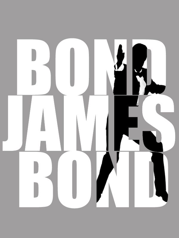 600x800 Bond Art Collage Vector