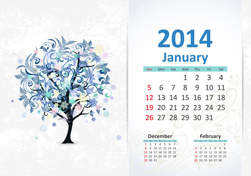 500x350 Calendar January 2017 Free Vector Download (1,837 Free Vector) For