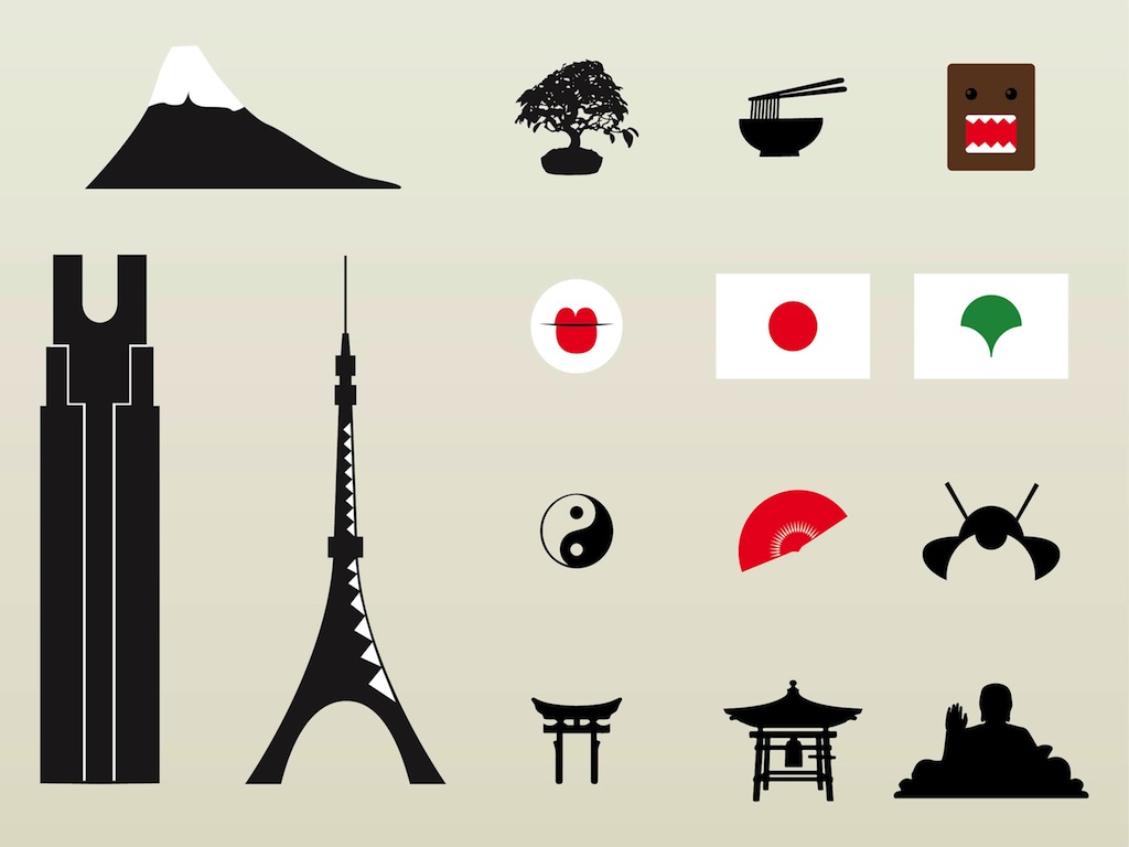 1024x768 Japanese Vectors