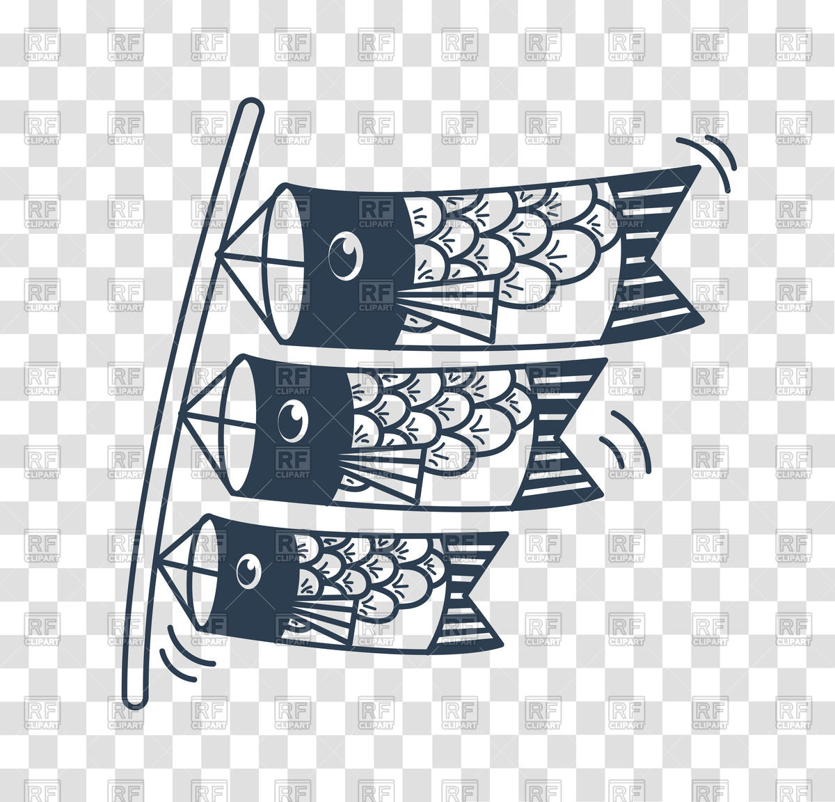 1200x1152 Kites In The Form Of Fish