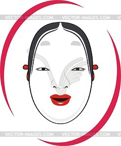 248x300 Japanese Noh Mask