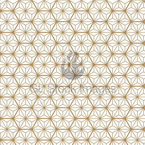 500x500 Japanese Pattern Vector. Gold Geometric Background And Te... Gl