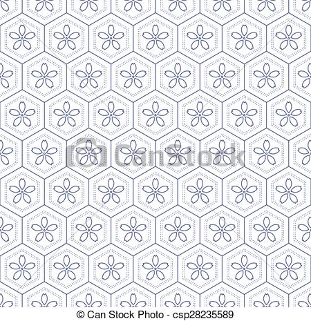 450x465 Seamless Japanese Pattern. Japanese Geometric Seamless Pattern