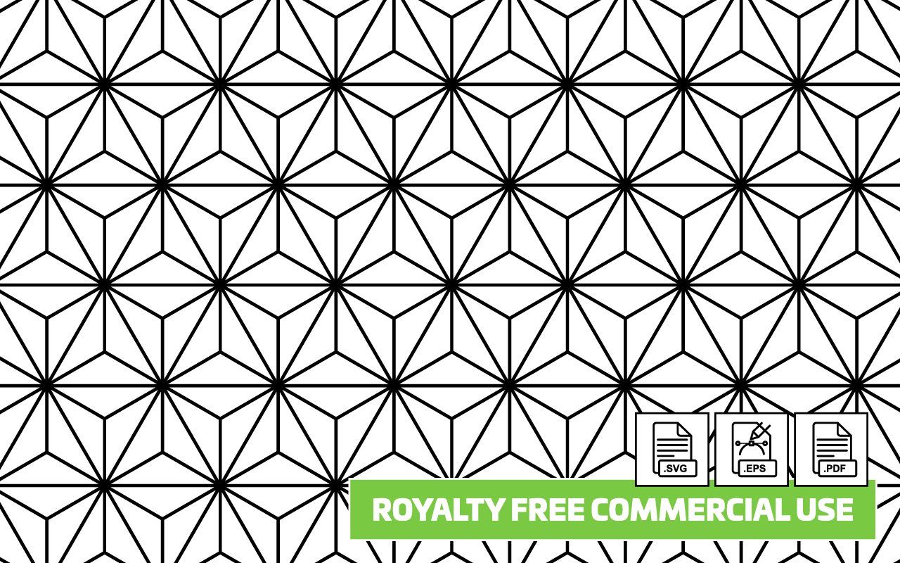 1280x800 Japanese Flower Seamless Pattern Vector