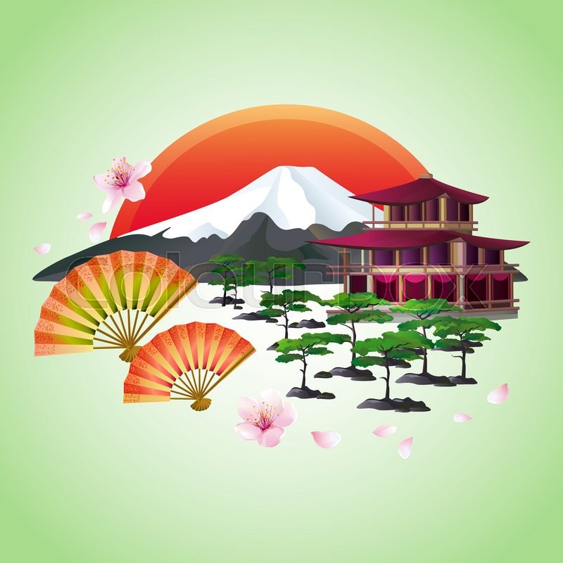 800x800 Beautiful Japanese Background With Sakura Blossom