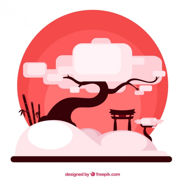626x626 Japanese Tree Vector Free Download