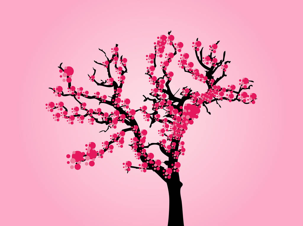 1024x765 Cherry Tree Clipart Animated