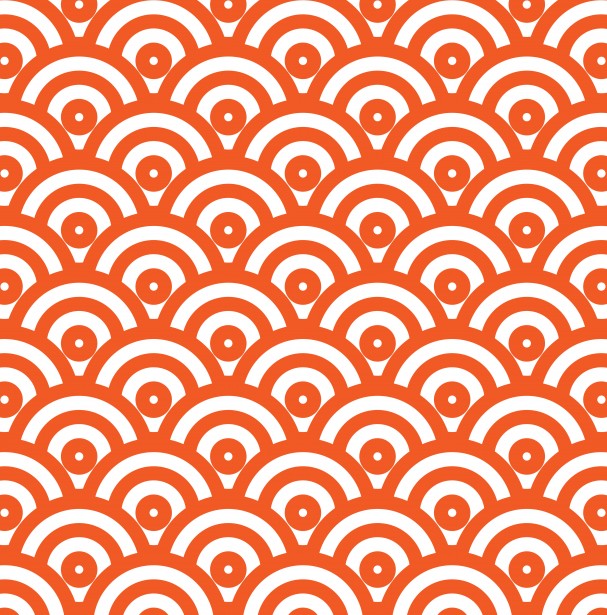 607x615 Japanese Wave Pattern Wallpaper Free Stock Photo