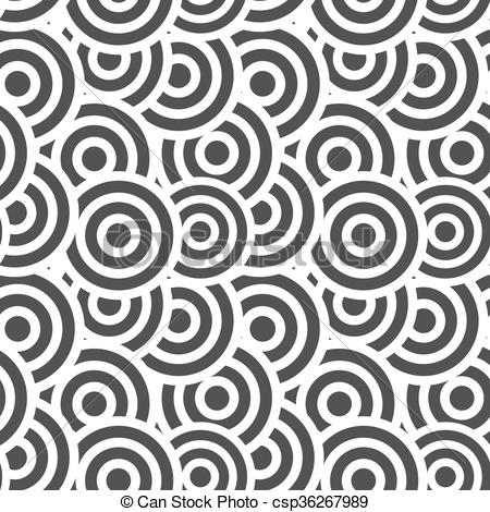 450x470 Japanese Wave Oriental Seamless Pattern. Asian Style Pattern With