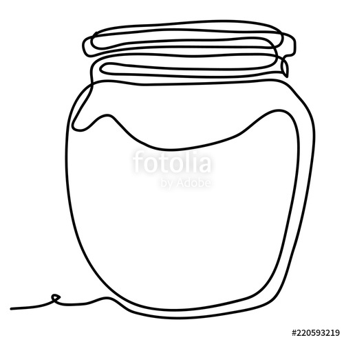 500x493 Empty Glass Jar Vector Illustration Isolated On White Background