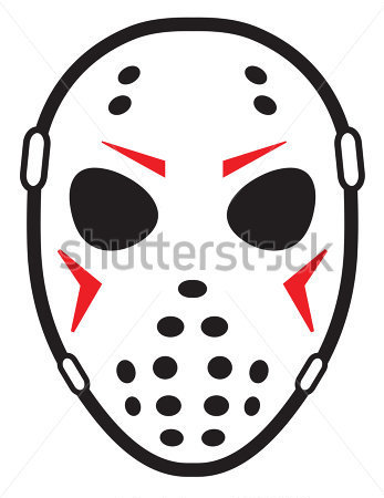 347x450 Hockey Mask Vector