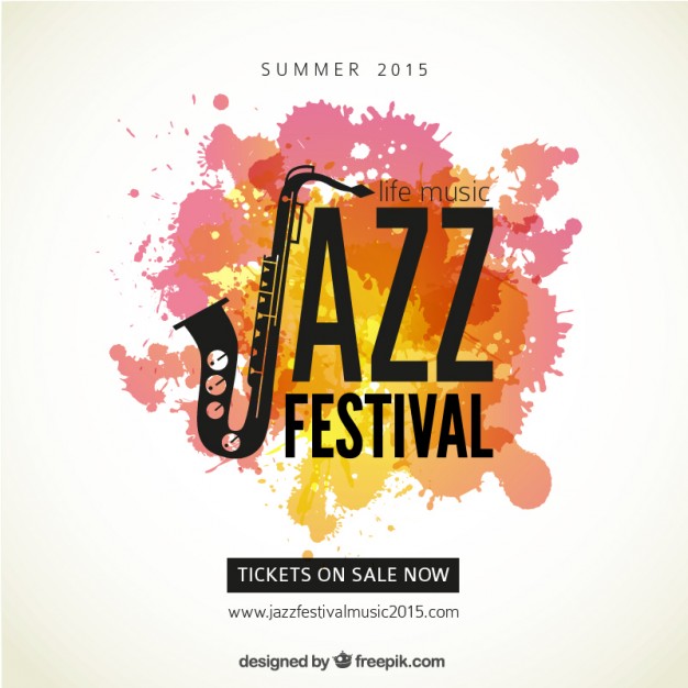 626x626 Jazz Festival Poster Vector Free Download
