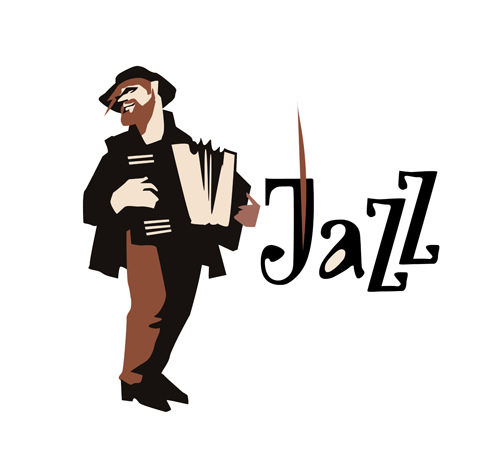 500x470 Musicians With Jazz Music Vector Material 11 Free Download