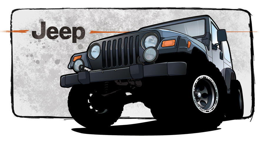 900x502 Jeep Illustration By Genthba