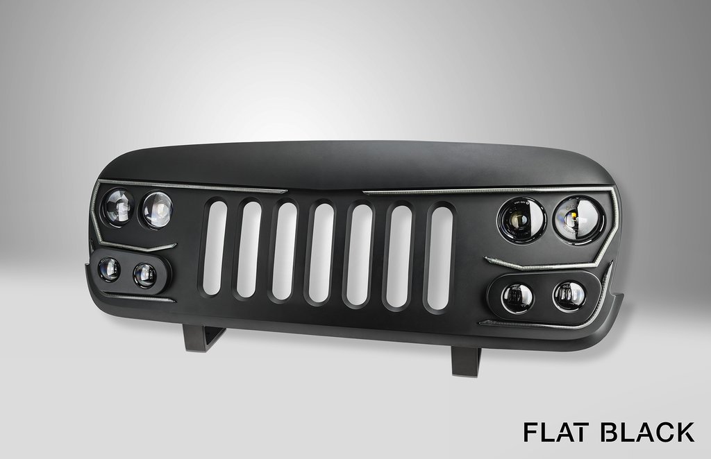 1024x662 Oracle Lighting Series Full Led Grill Jeep Wrangler Jk