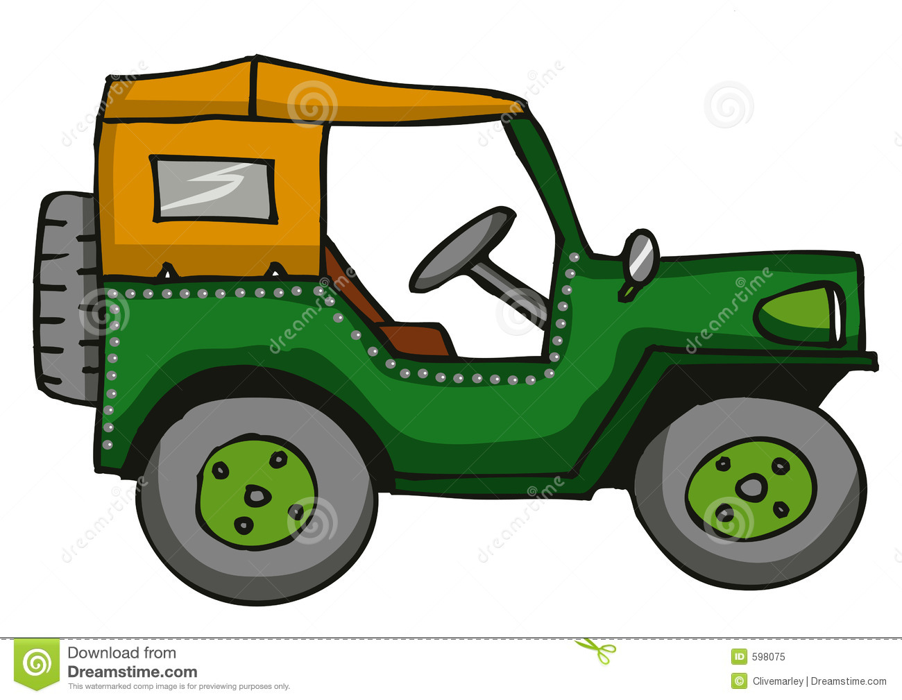 1300x1009 Orange Clipart Jeep