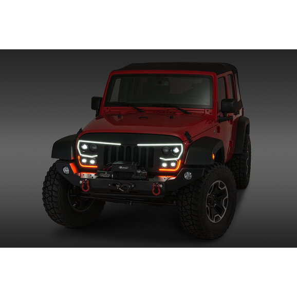 578x578 Oracle Lighting 5817 504 Vector Grill For 07 18 Jeep Wrangler Jk