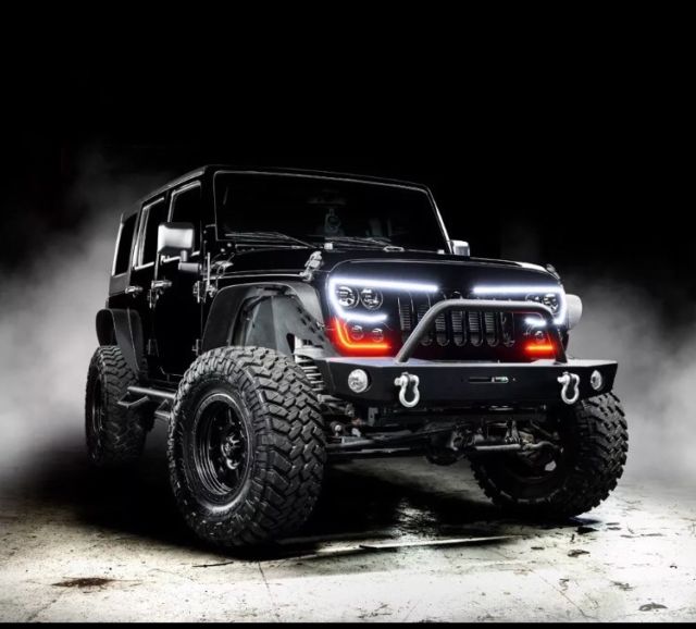 640x578 Oracle Lighting Vector Grill 07 18 Jeep Wrangler Jk Ebay