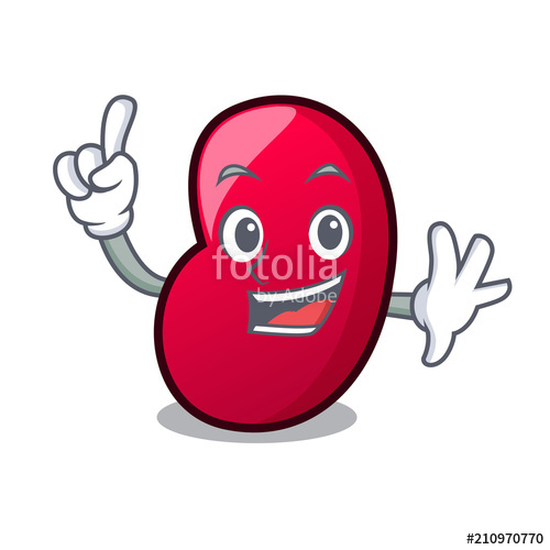 500x500 Finger Jelly Bean Mascot Cartoon Stock Image And Royalty Free