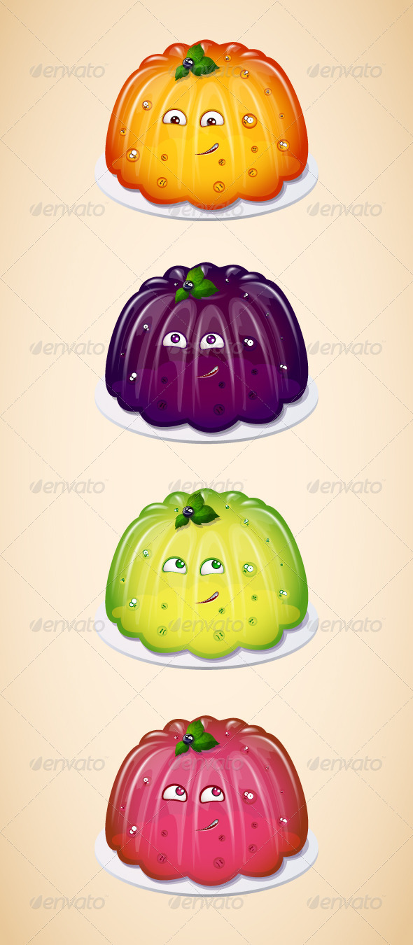 590x1350 Set Of Colored Jelly. By Aklionka Graphicriver