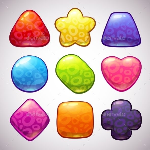 590x590 Funny Jelly Figures Font Logo, Fonts And Logos