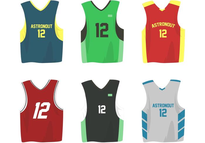 700x490 Basketball Sports Jersey Vectors