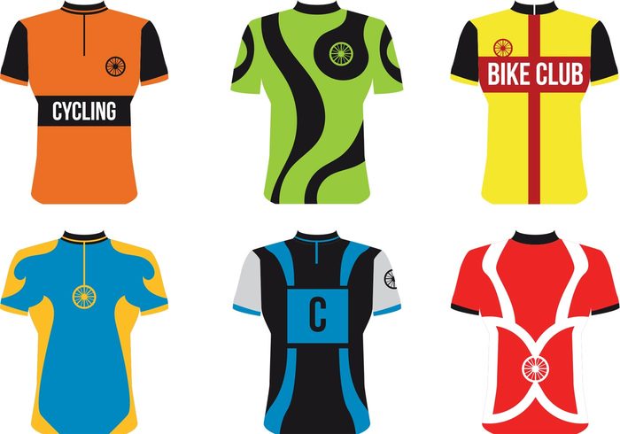 700x490 Free Vector Bike Sport Jersey Vectors