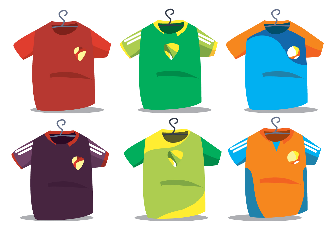 1400x980 Sports Jersey Free Vector Art