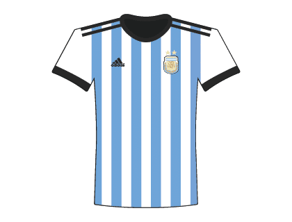 420x320 Argentina 2018 World Cup Jersey Vector Logopik