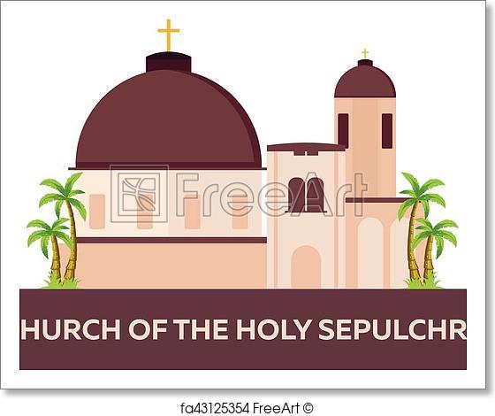 560x470 Free Art Print Of Church Of The Holy Sepulchre. Israel, Jerusalem