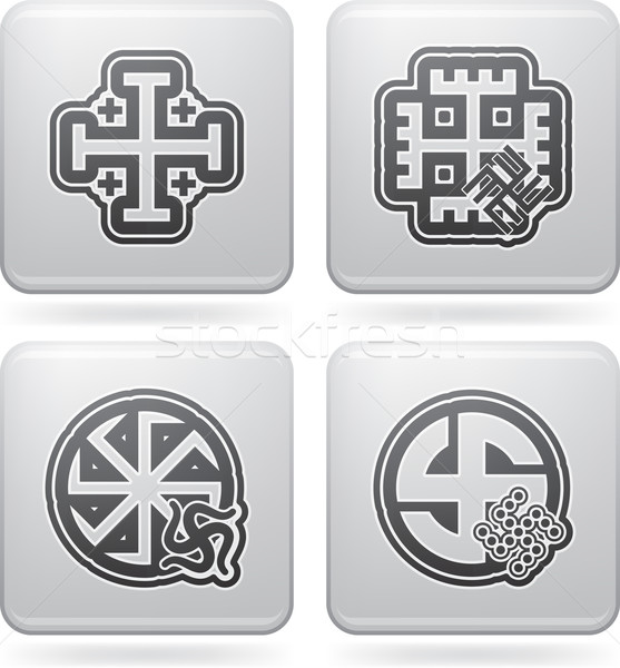 557x600 Religion, Faith And Believes Of The World Vector Illustration