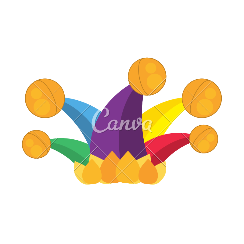 800x800 Jester Hat Vector