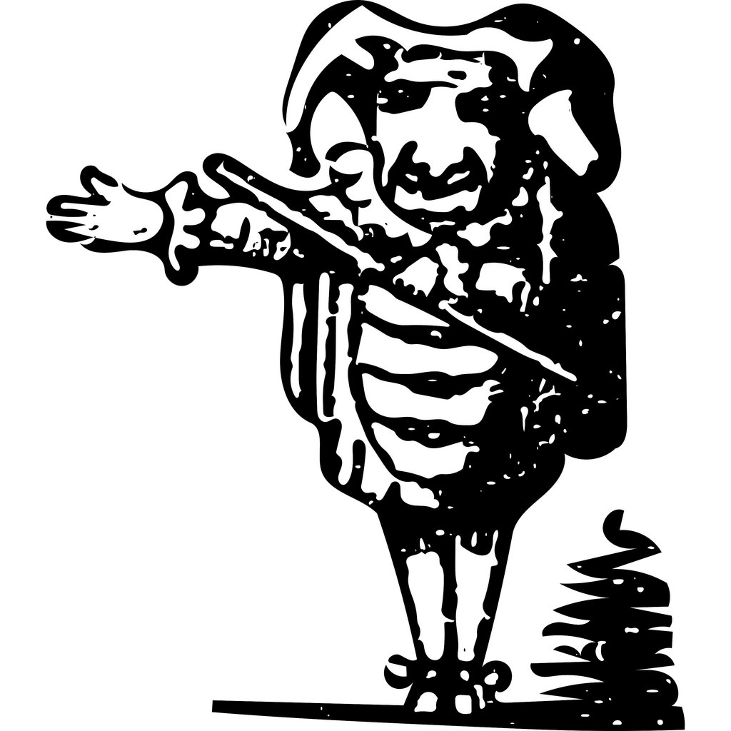 1024x1024 Jester Vector Vectorized British Library Illustration