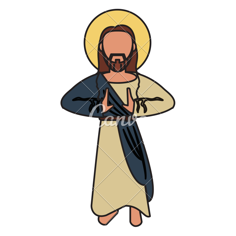 800x800 Jesus Christ Vector