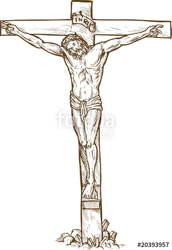 343x500 Jesus Christ Hanging On The Cross Stock Image And Royalty Free