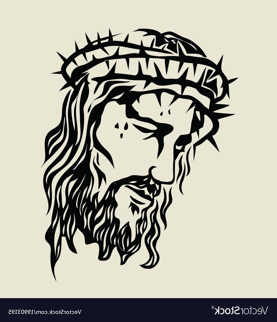 931x1080 Hd Jesus Christ Face Sketch Drawing Vector