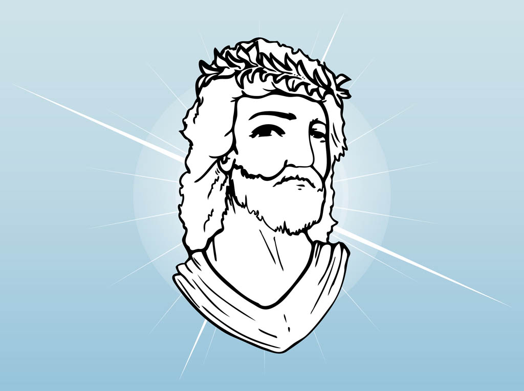 1024x765 Jesus Christ Face Vector Art Amp Graphics