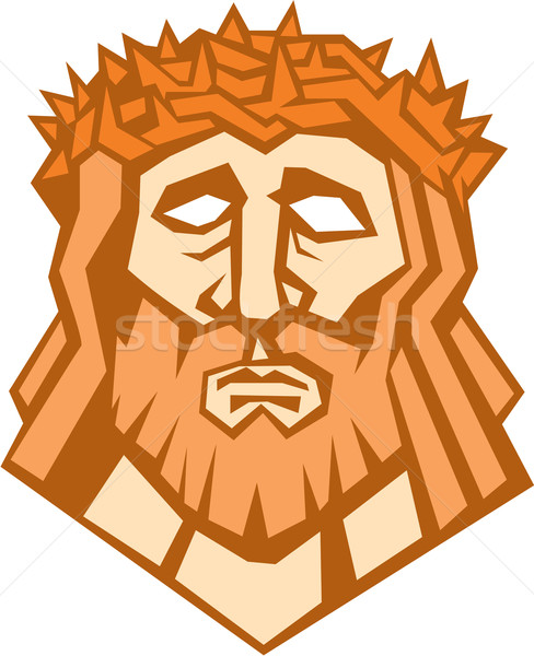 488x600 Jesus Face Stock Vectors, Illustrations And Cliparts Stockfresh