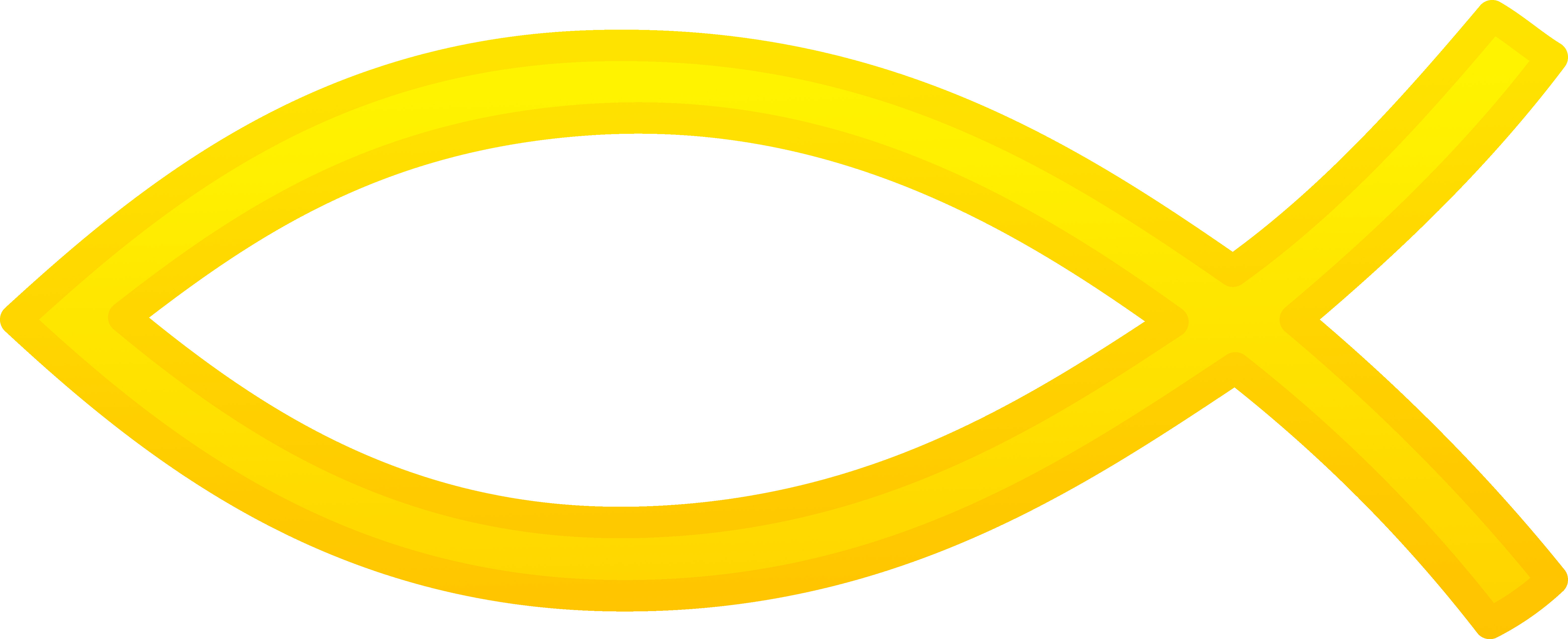 6229x2540 Christian Fish Symbol Vector Freeuse Stock