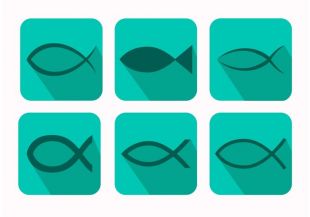 310x217 Vector Christian Fish Symbol Free Vectors Ui Download