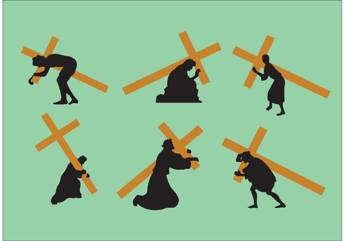 700x490 Jesus Carrying The Cross Vectors